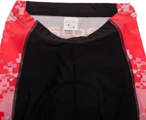 Miniatura 114 de Camiseta de ciclismo para mujer, manga corta y pantalones cortos de ciclismo acolchados para verano