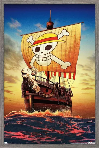 Miniatura 11 de Trends International Netflix One Piece - Póster de pared de una hoja, 34 pulgadas de largo x 22.4 pulgadas, versión enmarcada en negro