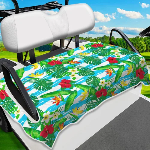 Miniatura 17 de Fundas para Asientos de Carrito de Golf, Manta Única de Toalla para Asiento de Carrito de Golf para Todos los EZGO, Yamaha, Club Cars, Icon y Más