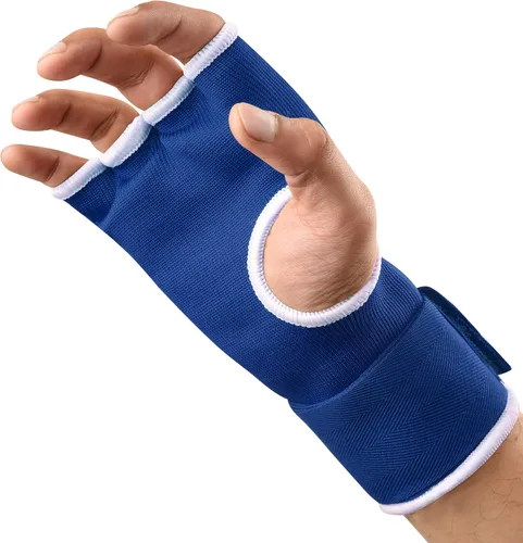 Miniatura 5 de FISTRAGE - Guantes de boxeo para boxeo, para puñetazos, elásticos acolchados debajo de las manoplas, soporte rápido de muñeca larga, protector