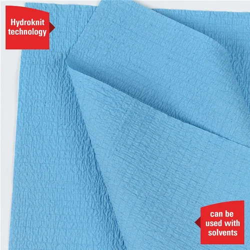 Miniatura 5 de WypAll GeneralClean X60 - Toallitas de limpieza multitarea (35411), toallas fuertes y absorbentes, color azul