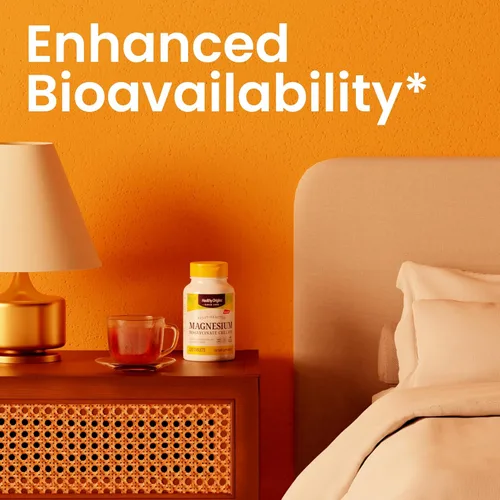 Miniatura 3 de Healthy Origins Quelato de bisglicinato de magnesio, 360 tabletas - Alta absorción totalmente tamponado Albion TRAACS Magnesio - Apoya la relajación