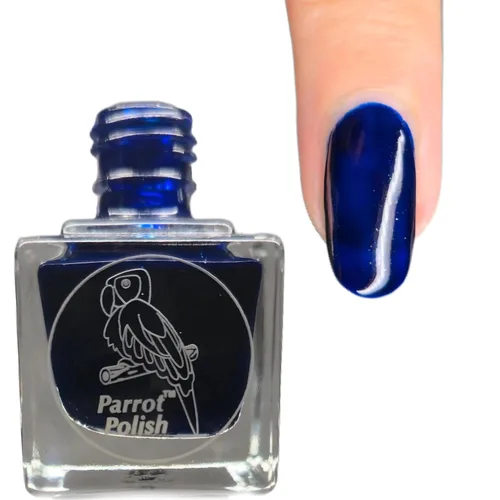 Miniatura 7 de Parrot Polish Baboon - Esmalte de uñas neón azul, laca de color sólido brillante
