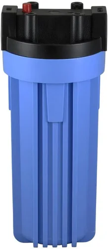 Pentair Pentek 150067 Carcasa de Filtro Estándar Tradicional, NPT 3/4" Carcasa de Filtro de Agua Opaca 10 con Tapa y Botón de Alivio de Presión, 10