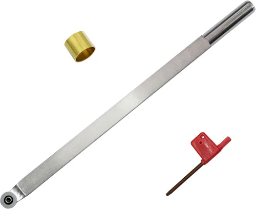 Miniatura 5 de Herramienta de torneado de madera con punta de carburo R12, acabado de herramienta de torno de madera de carburo hecho de acero inoxidable