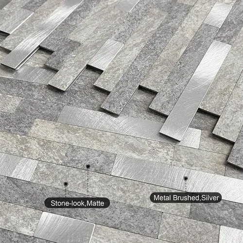 Miniatura 3 de BeNice Azulejos de cocina para despegar y pegar, azulejos autoadhesivos de mosaico para paneles de pared de baño, impermeables