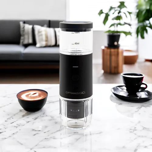 Miniatura 6 de Mini cafetera portátil de café expreso recargable por USB para espresso en polvo o cápsula
