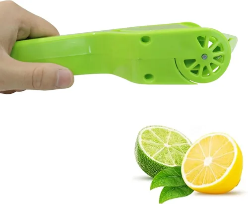 Zorfeter Exprimidor de lima sin esfuerzo, exprimidor manual de mano, exprimidor de cítricos plano fácil de apretar, exprimidor portátil de limón