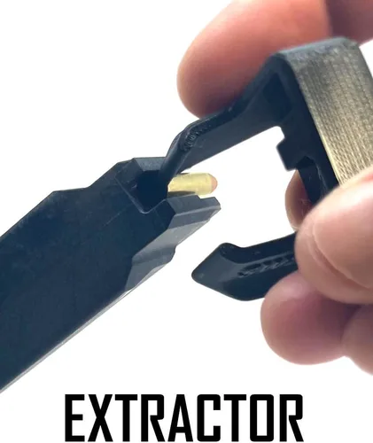 Miniatura 4 de Cargador de cargador ergonómico, cargador de velocidad para S&W M&P 22 Magnum, cargador rápido Negro