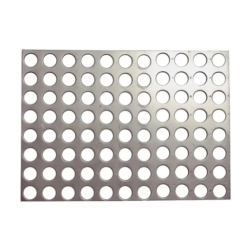 Hojas de metal perforadas de acero inoxidable perforadas con agujeros, agujero de 0.4 pulgadas, 11.8 x 7.8 pulgadas, adecuado para ventilación y