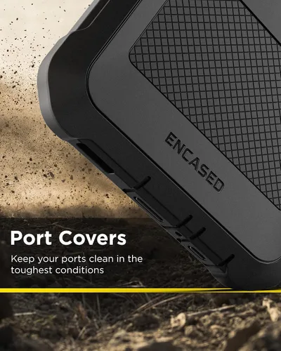 Miniatura 5 de Falcon - Funda diseñada para Samsung Galaxy A13 5G con protector de pantalla de vidrio templado y funda de clip para cinturón, funda protectora