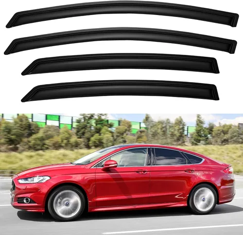 Miniatura 18 de Visores para ventanas y protectores contra la lluvia para Ford F150 de cabina estándar 1980-1996, Deflectores de viento y protectores para ventanas