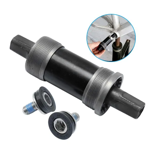Miniatura 9 de Hoypeyfiy BB-UN26 - Soporte inferior cónico cuadrado de 68 x 123/127 / 4.331 in (negro, 1 unidad) (2.677 x 4.331 in)