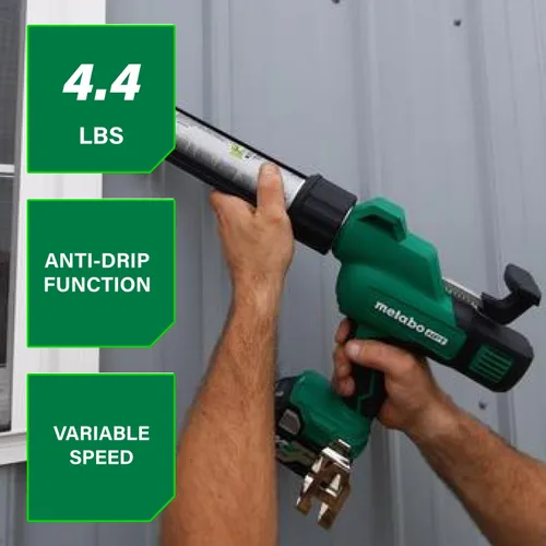 Miniatura 2 de Metabo HPT Pistola de calafateo inalámbrica de alta capacidad MultiVolt™ de 18 V Solo herramienta - Sin batería Función antigoteo Velocidad