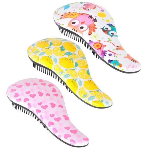 Miniatura 6 de 79STYLE 3 piezas de cepillo desenredante Naturals desenredante peine para el cabello se desliza a través sin dolor sin enredos para mujeres hombres