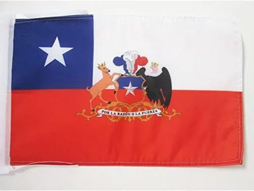 Miniatura 1246 de Bandera de México AZ FLAG, 45.7 x 30.5 cm, con cordones - Pequeñas banderas mexicanas de 30 x 45 cm - Bandera de 45.7 x 30.5 cm