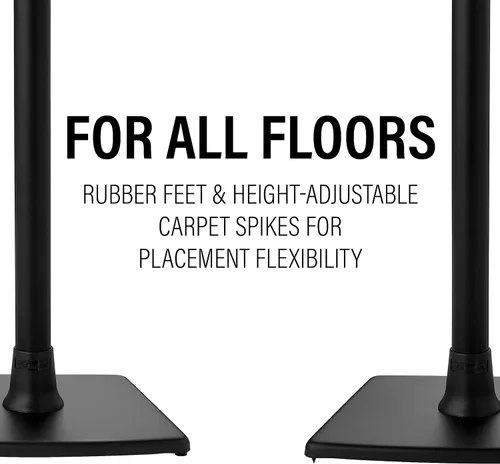 Miniatura 3 de SANUS Soportes para altavoces Roku Wireless - Par de soportes de altavoces de altura fija diseñados exclusivamente para barra de sonido Roku