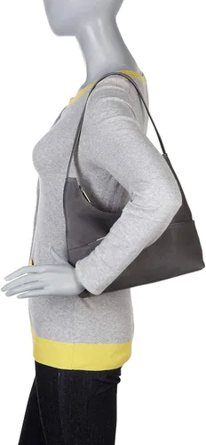Miniatura 2 de Le Donne Top Zip Hobo Bolso de mano - Colombiano Vaquetta Cuero Vaquetta Mujer