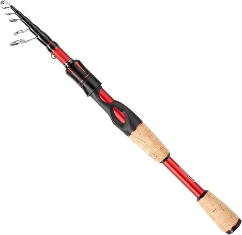 Miniatura 10 de EOW XPEDITE LITE Cañas de Pescar Telescópicas Portátiles y Combo, Cañas de Pesca de Spinning y Casting, Blanks de Caña de Carbono 24T, Punta