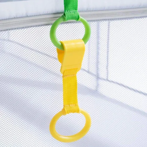 Miniatura 8 de Anillos de dominadas para bebés, corralito para ejercicios de caminar, asistente de pie, 4