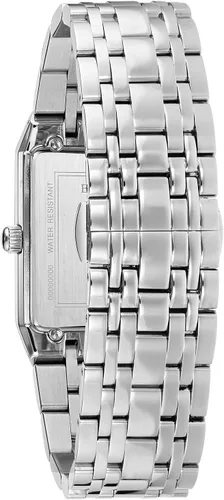 Miniatura 3 de Bulova Men's Modern Quadra Stainless Steel 3-Hand Quartz Watch, Diamond Dial