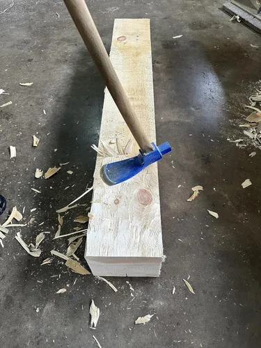 Miniatura 5 de J.H.Yoder Timbers 6" x 8" x 60" Viga de chimenea rústica maciza de madera de pino labrada a mano por artesanos Amish, de origen sostenible