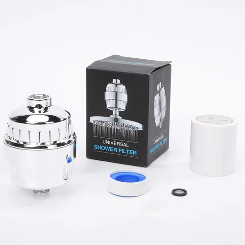 Miniatura 7 de El filtro de ducha de 20 etapas de alto rendimiento evita la acumulación de escamas, purifica la calidad del agua para aliviar la piel seca