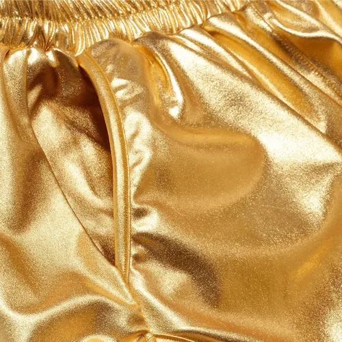 Miniatura 5 de Perfashion Pantalones cortos metálicos para niñas, pantalones y gafas de sol brillantes para fiestas