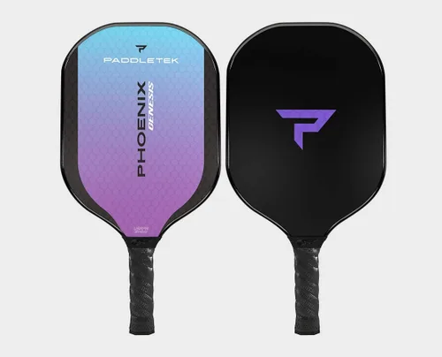 Miniatura 2 de Paddletek Phoenix Genesis - Paletas profesionales de pickleball con núcleo de panal - Superficie epoxi de policarbonato y fibra de vidrio - Agarre
