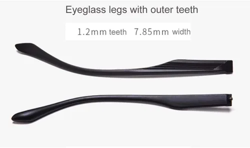 Miniatura 2 de ZEALMAX 1 par de lentes universales de plástico para piernas y brazos, montura de repuesto para hombres y mujeres, color negro