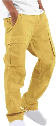Pantalones deportivos de estilo cargo con cordón para hombre, pantalones deportivos de moda al aire libre, pantalones deportivos casuales de pierna
