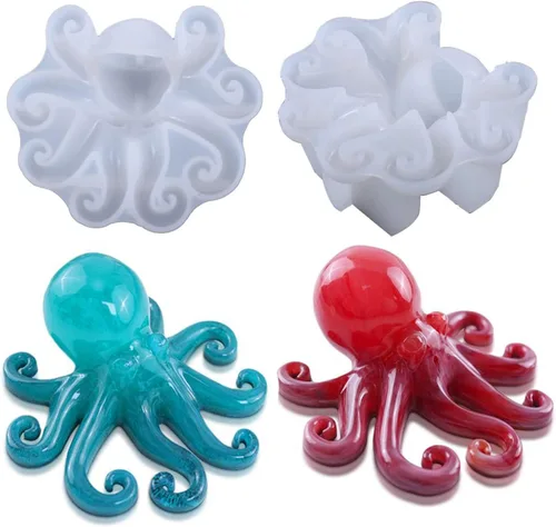Miniatura 9 de 2 moldes de resina de rana, molde de resina de silicona animal 3D para fundición epoxi, molde de silicona en forma de rana para bricolaje, resina