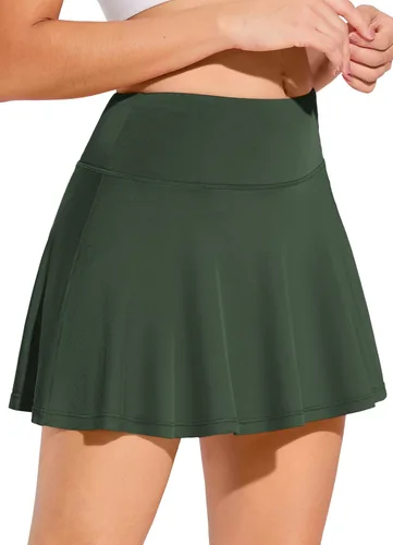 Miniatura 3 de BALEAF - Faldas de tenis plisadas para mujer, faldas pantalón de golf atléticas, con bolsillos, para correr, entrenar y hacer deportes