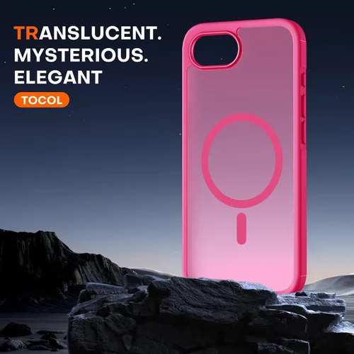 Miniatura 167 de TOCOL Funda para iPhone 11, compatible con Magsafe, protección completa de cámara, imanes integrados, protección contra caídas, funda translúcida