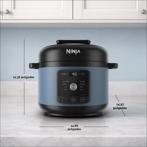 Miniatura 12 de Ninja HyperHeat - Olla a presión eléctrica 9 en 1 Olla múltiple de 6.5 cuartos de galón con salteado/salteado, olla de cocción lenta, olla Macaron