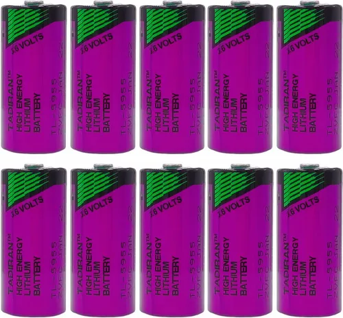 (10 piezas) TL-5955 2/3AA 3.6V 1650mAh Batería para Tadiran TL5955 3.6V TL-4955, SL-761, TL-2155, TL-5155, SL-361, Xeno XL-055F, ER14335 PLC,