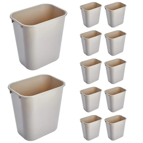 Miniatura 12 de Rubbermaid Commercial Products - Basurero de escritorio de resina plástica Azul