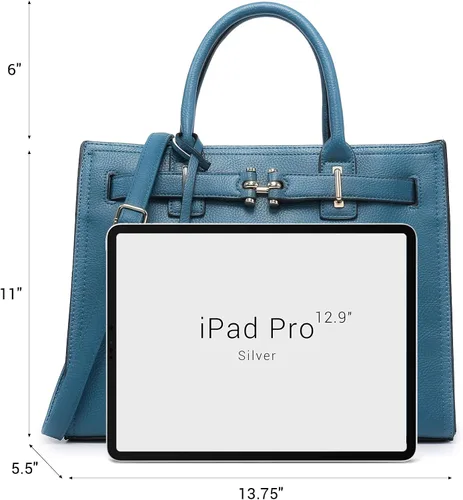 Miniatura 4 de Dasein Bolsos de mano con correa larga para mujer, con asa superior, con correa larga