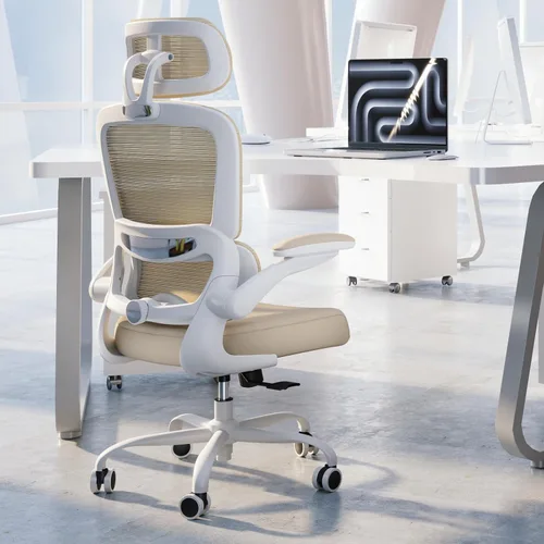 Miniatura 9 de TRALT Silla de oficina ergonómica de escritorio, 330 libras, sillas de escritorio de oficina de malla para el hogar con ruedas, cómodas sillas