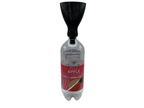 Miniatura 6 de Embudo roscado de rosca negro para fijar a botellas de soda y spray Vitaminas, Polvos y Líquidos