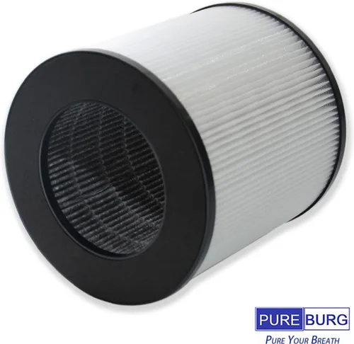 Miniatura 3 de PUREBURG Filtro de repuesto compatible con purificador de aire Druiap KJ150 y Cwxwei SY910 KJ150 (AF3001), paquete de 2 unidades True HEPA de 3
