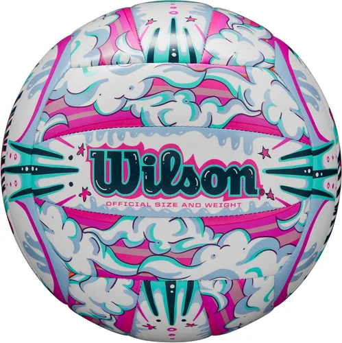 Miniatura 8 de Wilson - Balón de voleibol para actividades recreativas al aire libre, tamaño oficial Verde/Anaranjado/Azul