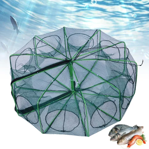Miniatura 9 de La trampa de pesca plegable mágica, 2025 Premium The Magic Fishing Trap Kits de pesca, red de pesca para pececillos, camarones, cangrejos