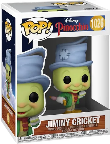 POP Funko Pop! Disney: Pinocho - Street Jiminy, 3.75 pulgadas, multicolor
