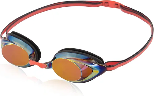 Miniatura 19 de Speedo Gafas de natación para mujer Vanquisher 3.0 con espejo Antiempaña, protección UV, lente ocular 360, ajuste para carreras de mujer