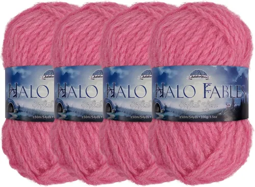 Miniatura 34 de JubileeYarn Halo Fables Yarn - 100g/Skein Bulky Polyester - North Wind Sun - 2 Skeins