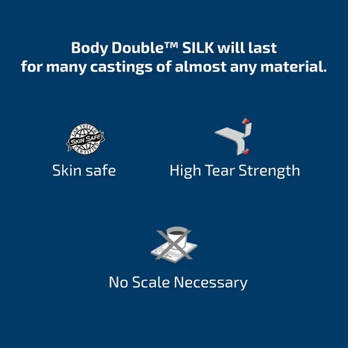 Miniatura 7 de Cuerpo Doble Seda Lifecasting Silicona - Unidad de Pinta