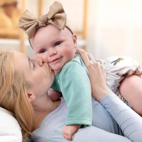 Miniatura 8 de BABESIDE Muñecas de bebé Reborn de 20 pulgadas de vinilo suave, realista, muñeca de bebé recién nacida, muñeca de bebé realista con accesorios