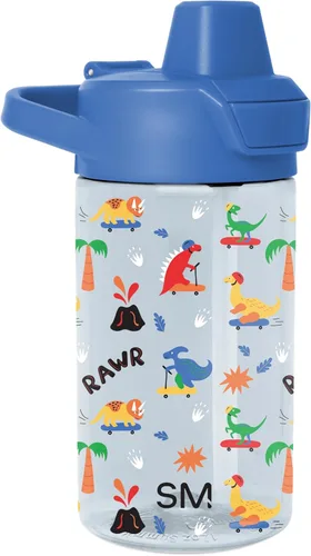 Miniatura 25 de Simple Modern Peppa Pig Botella de Agua Summit de Plástico Tritan para Niños 12 oz Taza Sin BPA con Tapa de Pajita Cubierta a Prueba de Fugas