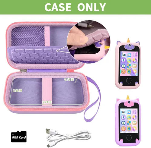 Miniatura 2 de ALKOO Funda para teléfono inteligente de juguete para niños Compatible con Kikapabi/para Joozfee/para dancingcow/para Prysyedawn, Funda para jugar
